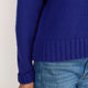 Liana Chunky Funnel Neck Jumper - Maritime Blue
