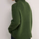 Liana Chunky Funnel Neck Jumper - Pine Green