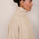 Liana Chunky Funnel Neck Jumper - Taupe