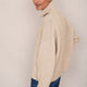 Liana Chunky Funnel Neck Jumper - Taupe