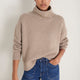 Liana Chunky Funnel Neck Jumper - Toast