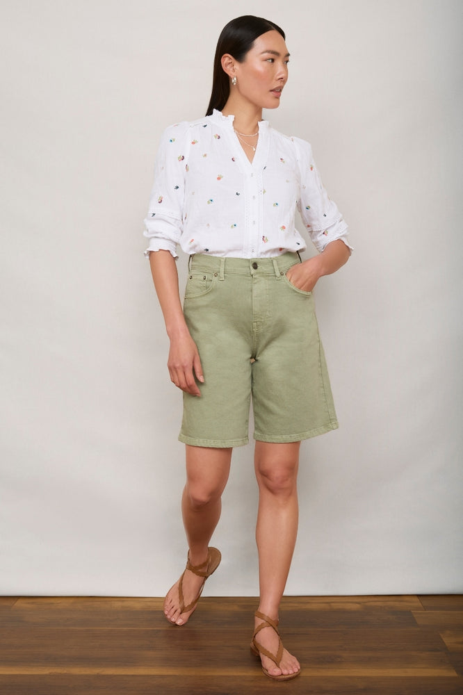 Lilia Bermuda Short - Sage Green