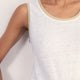 Lily Linen Tank - White