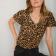Lily Linen Tee Shirt - Leopard