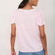 Lily Linen Tee Shirt - Light Pink