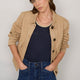 Lily Linen Vest - Midnight