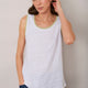 Lily Linen Vest - White