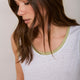 Lily Linen Vest - White