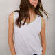 Lily Linen Vest - White