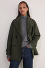 Lily Peacoat - Olive