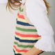 Lola Crochet Tank - Multi Stripe