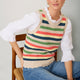 Lola Crochet Tank - Multi Stripe