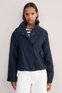Lola Funnel Neck Jacket - Midnight