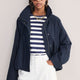 Lola Funnel Neck Jacket - Midnight