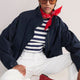 Lola Funnel Neck Jacket - Midnight