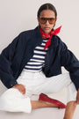 Lola Funnel Neck Jacket - Midnight