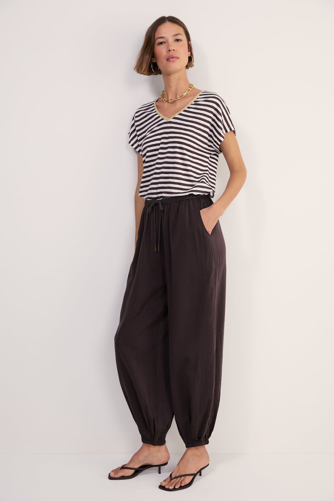 Lola Hareem Trouser - Cocoa
