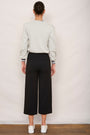 Lola Ponte Culotte Trouser - Black
