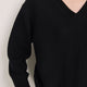 Lucie V-Neck Jumper - Black