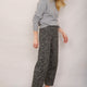 Lula Barrel Jean - Khaki Leopard