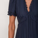 Lyra Silk Dress - Midnight