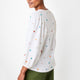 Macon Mirrored Blouse - White