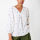 Macon Mirrored Blouse - White