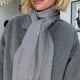 Maddie Metallic Scarf - Silver