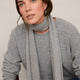 Maddie Metallic Scarf - Silver