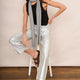 Maddie Metallic Scarf - Silver