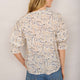 Maddison Blouse - Blue Paisley