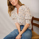Maddison Blouse - Blue Paisley