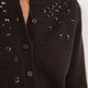 Madeleine Embellished Cardigan - Chocolate