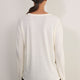 Madeleine Henley Jersey Top - Ivory