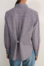 Madeleine Shirt - Chocolate/Midnight Check