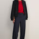 Madeleine Wool Trouser - Midnight