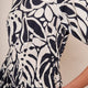 Madeleine Dress - Midnight/Ecru