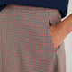Madeleine Skirt - Tan/Red Check