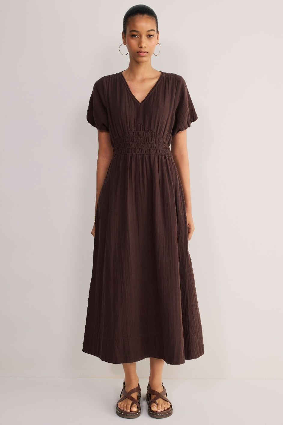 Maeva Dress - Cocoa