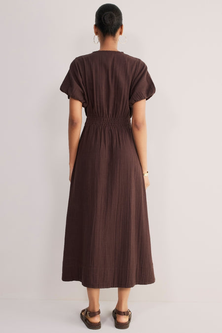 Maeva Dress - Cocoa