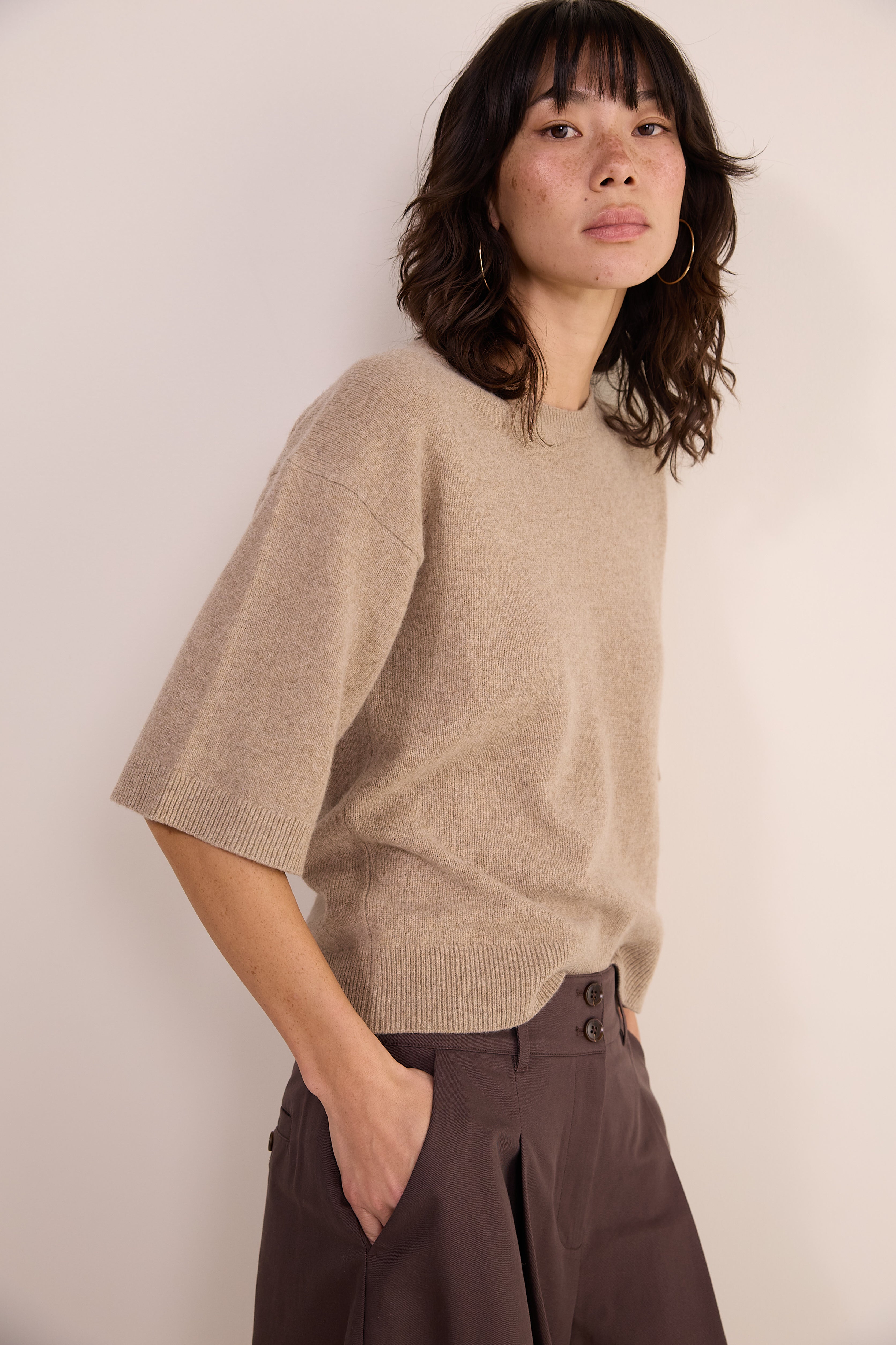 Maeve Knit Top - Oatmeal