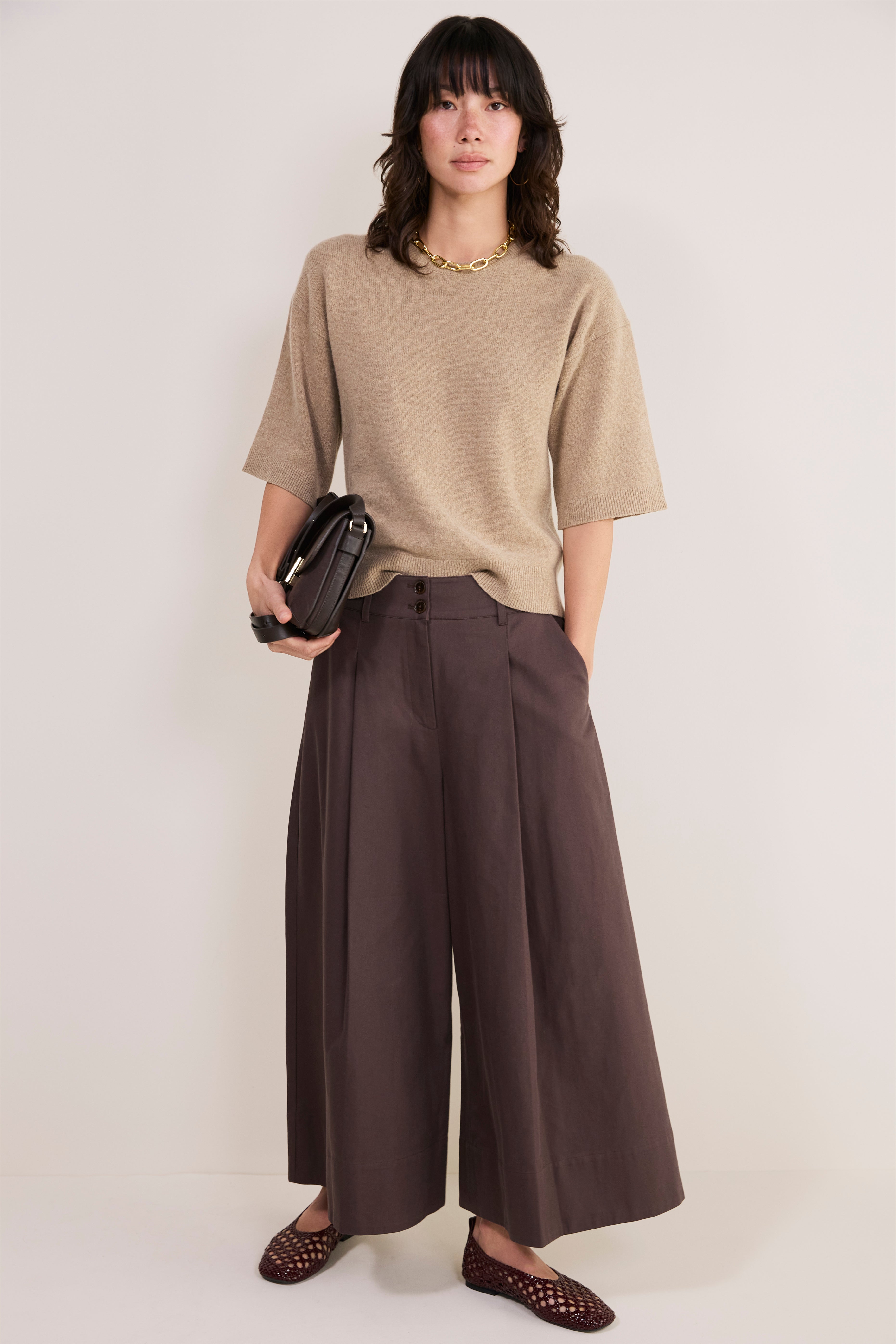 Maeve Knit Top - Oatmeal