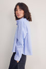 Maisie Pussybow Shirt - Chambray