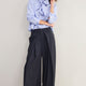Maisie Pussybow Shirt - Chambray