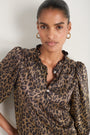 Mariam Top - Leopard Metallic