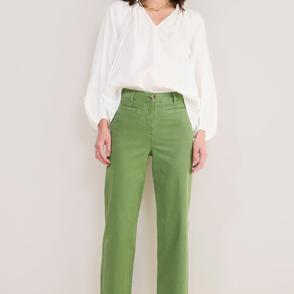 Marianne Chino Trouser - Olive
