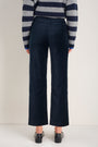 Marianne Cotton Velvet Trouser - Midnight