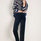 Marianne Cotton Velvet Trouser - Midnight