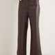Marianne Faux Leather Trouser - Cocoa