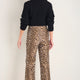 Marianne Jacquard Trouser - Leopard